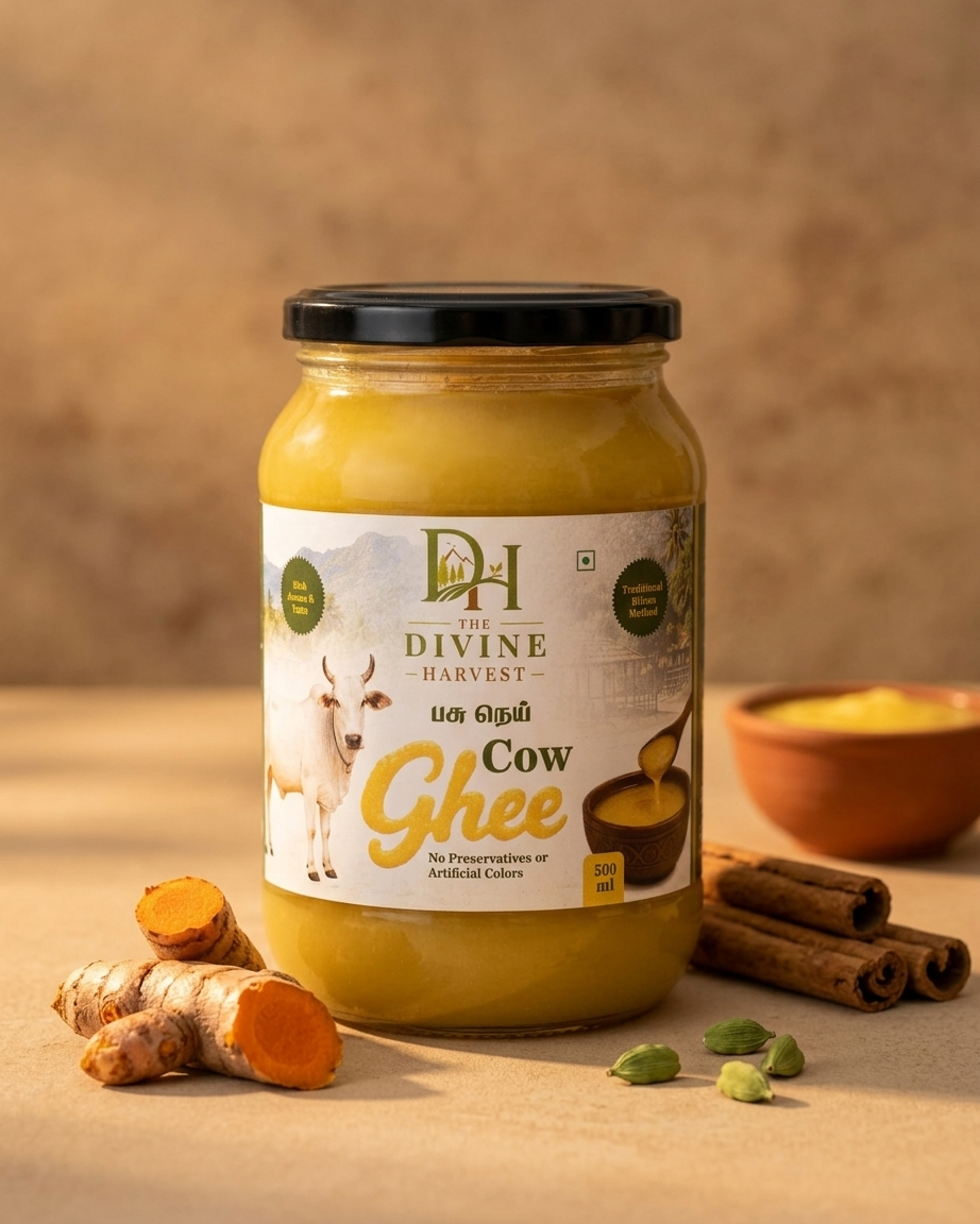 Diwali Special Combo – 500g Wild Forest Honey + 500ml Cow Ghee | ₹999 Only - Image 3